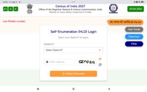 Census 2027 Self Enumeration