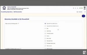 Census 2027 Self Enumeration