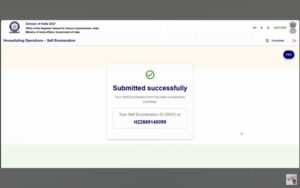 Census 2027 Self Enumeration